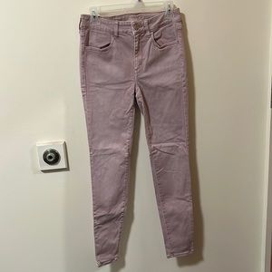 American Eagle size 6 regular pink jean
